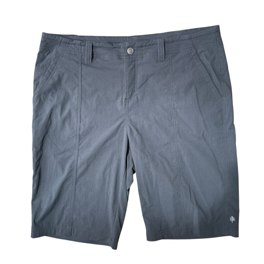 Royal Robbins Bermuda Shorts Discovery III Women's Size 14 Black 12"